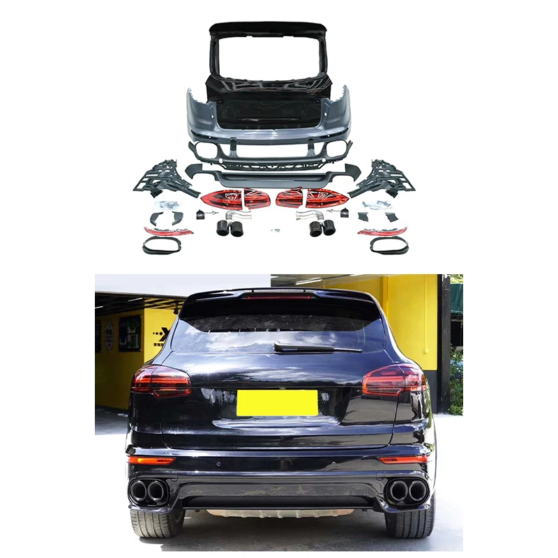 Restomod Body KitsNew 2011-2014 2015-2017 958 GTS Rear Bumper Body Kit With Taillights Bolt-On Universal Fitment For Car Upgrad