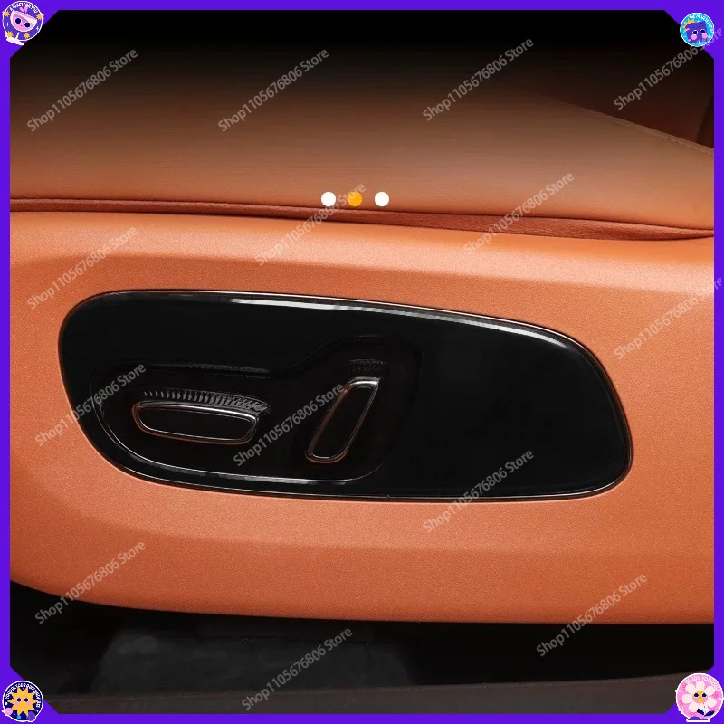 Carbon Fiber Door Seat Panel Sticker for Aion V 2nd Gen Anti-Scratch Epoxy Resin Drop Car Interior Decoration Trim