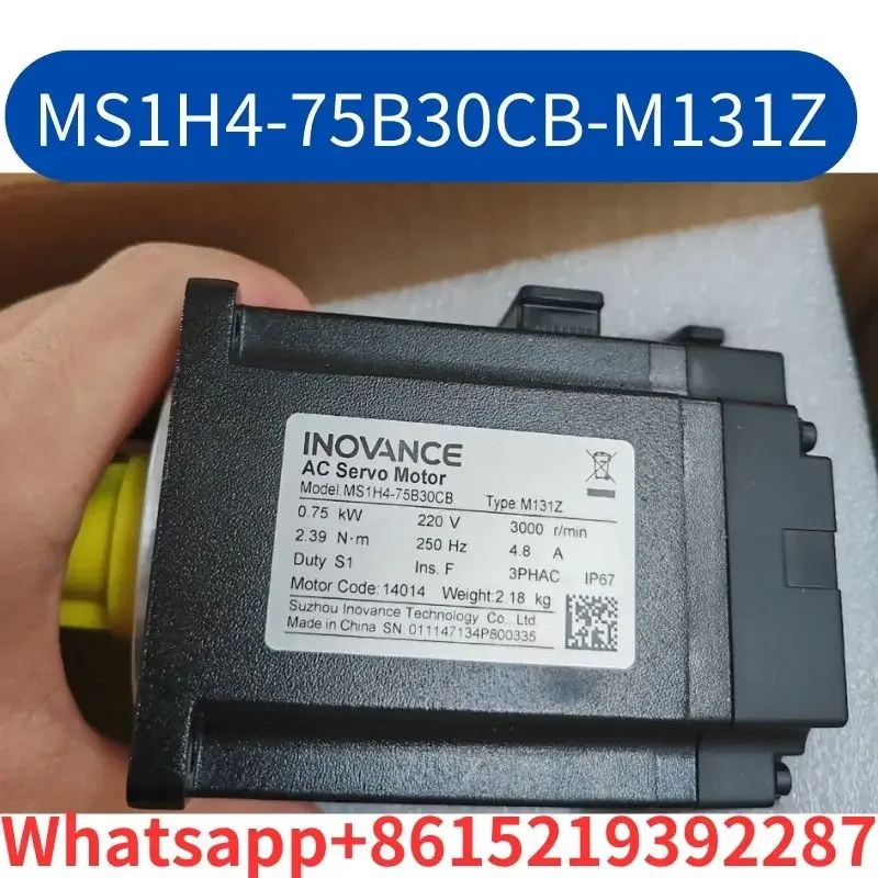 

Brand-new MS1H4-75B30CB-M131Z Huichuan servo motor Fast Shipping