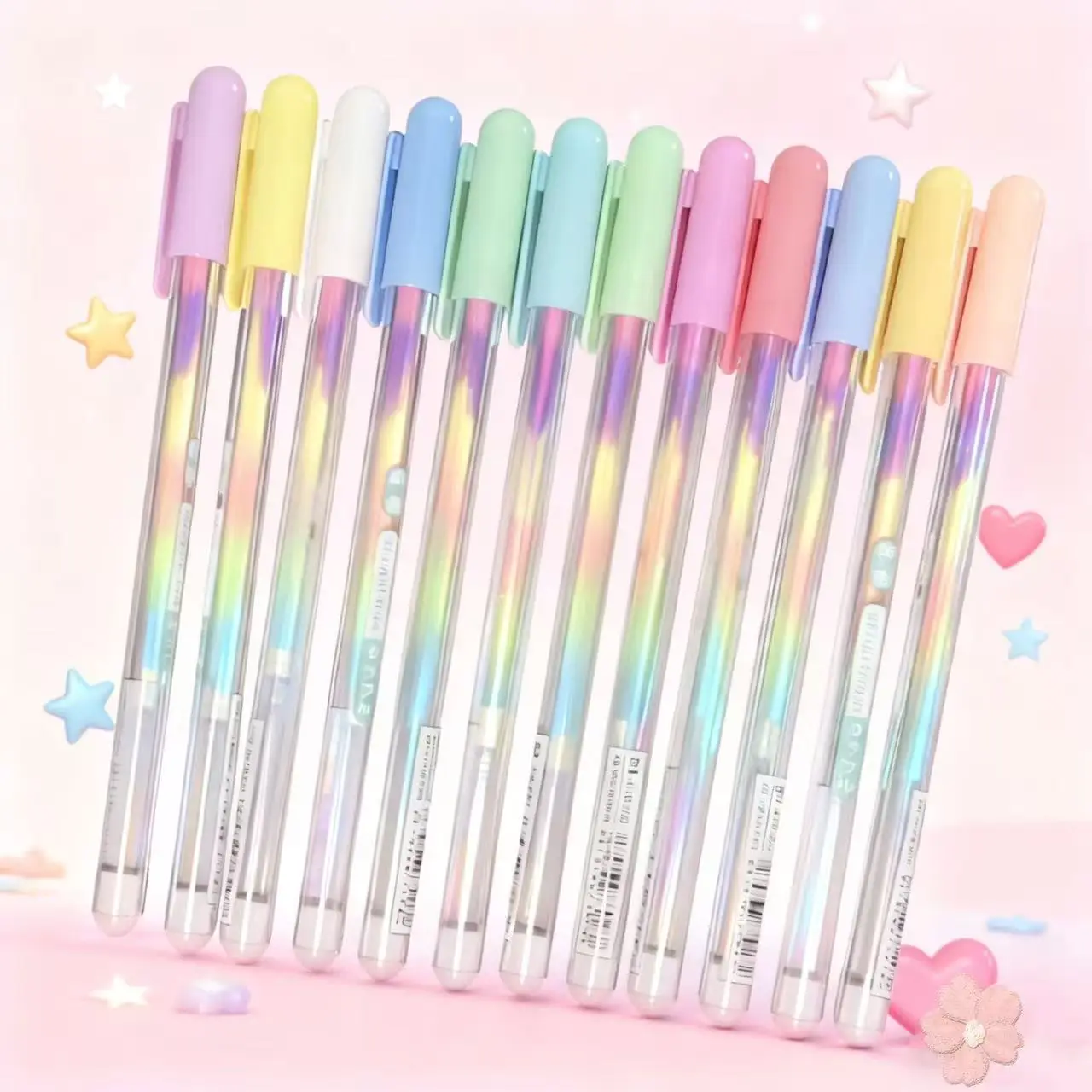12 bunte Pastellstifte, fluoreszierende Aquarell-Gelstifte mit Farbverlauf, DIY-Grußkarte, Preise