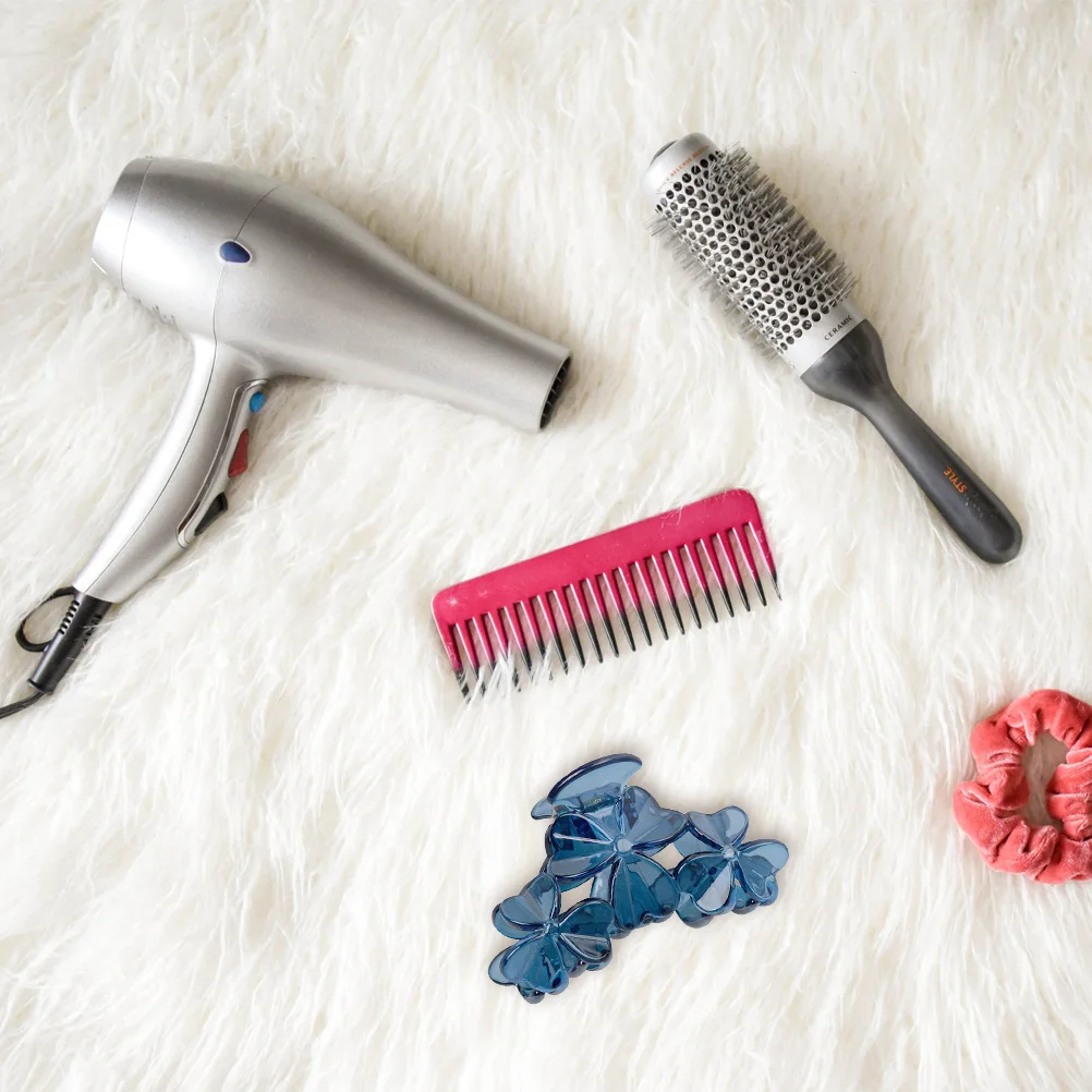 2 قطعة ثلاثة مقاطع الشعر البتلة الراتنج مخلب شعر دبابيس الشعر الزخرفية الموضة للنساء مأدبة الحفلات الاستخدام اليومي أداة التصميم #6