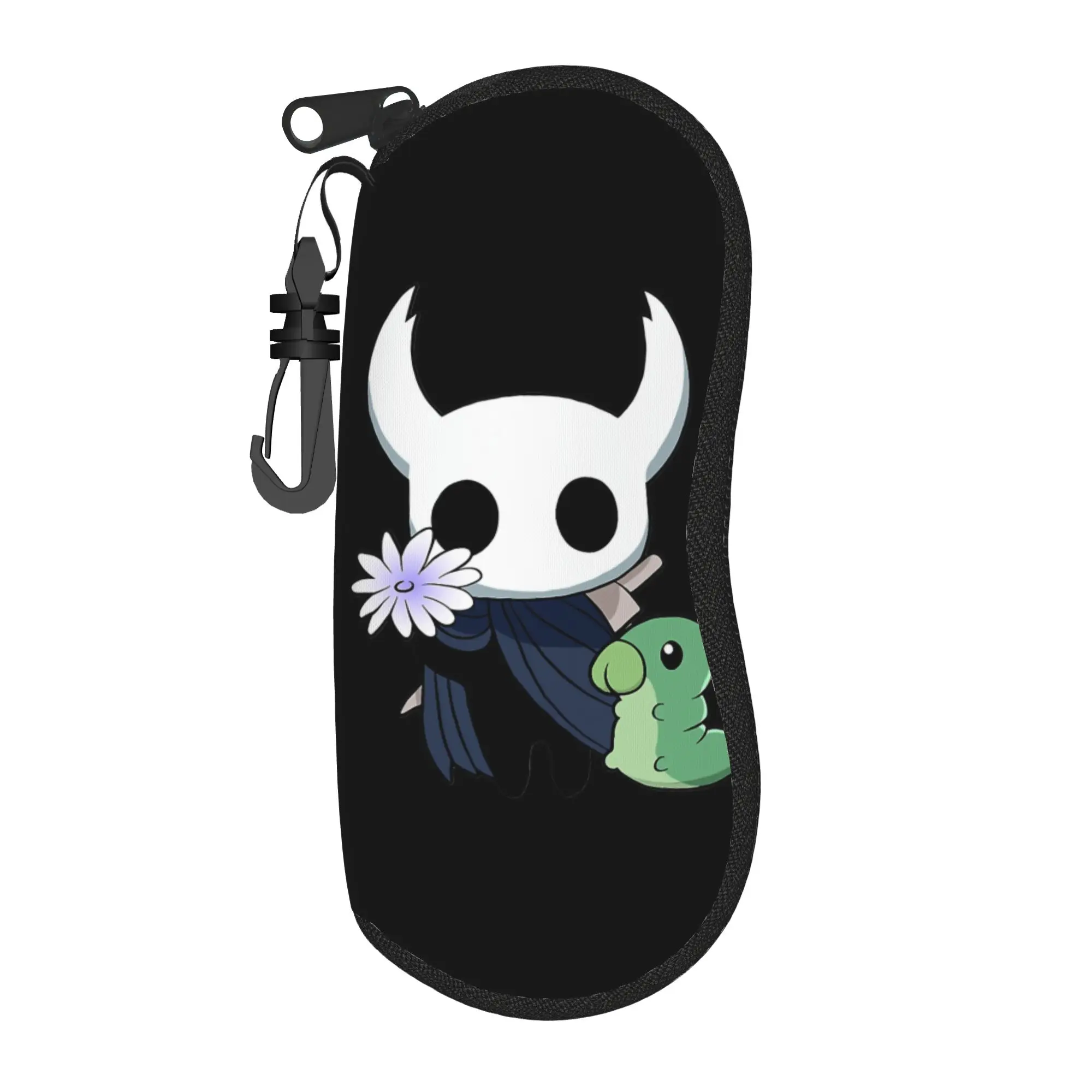 Kawaii Cute Game Glasses Case Men Women Lightweight Zipper Hollow Knight  Glasses Box Ultra Eyeglasses Box