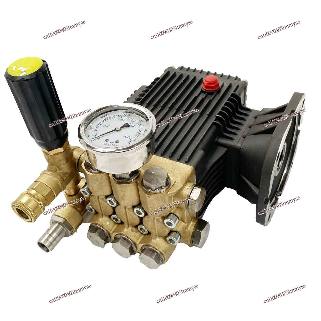 Cleaner Pump Head Car Washing Machine Head Ceramic Plunger Copper Pump, Humidification Fog Pump Cooling and Dust Removal
