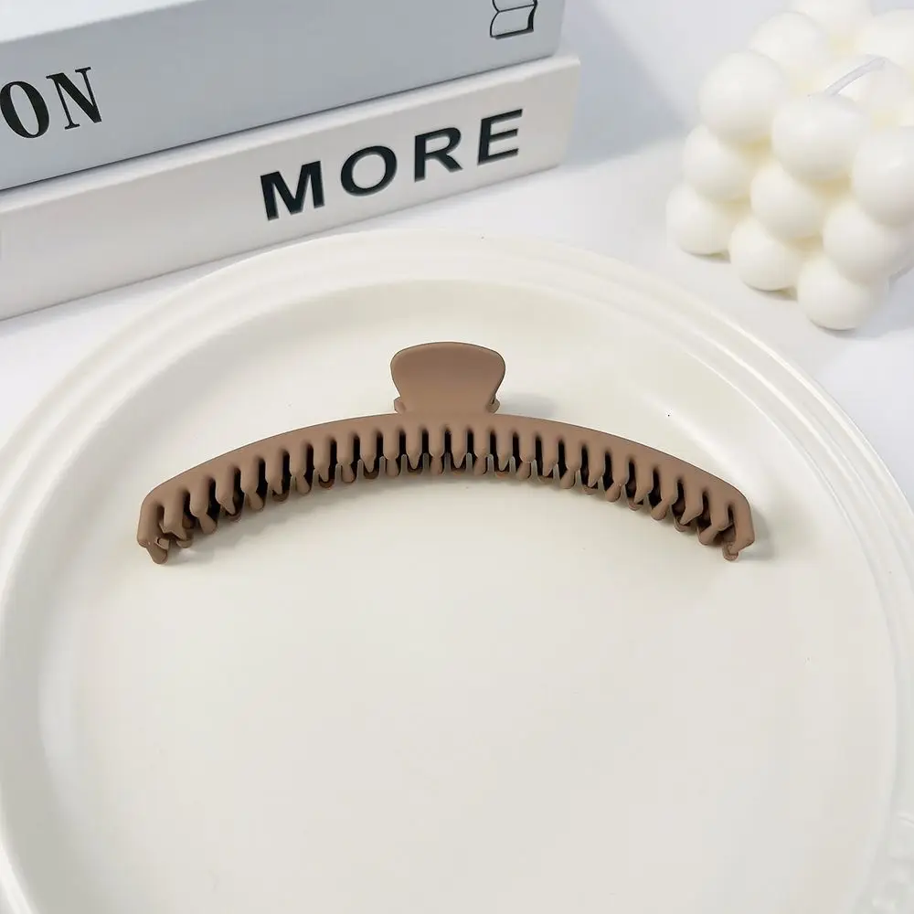 

Модный большой матовый зажим для когтей, акриловый однотонный тонкий зажим в виде акулы, зажим для хвоста, аксессуары для волос, геометрический коготь для волос для девочек