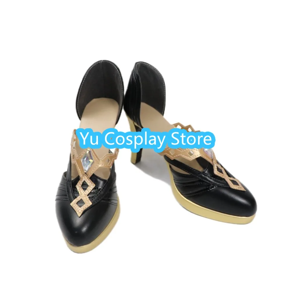 Shoe Game Genshin Impact Archon Role Playing Women's Shoes Raiden Shogun Furina Nahida Boots Custom Girls High Heels