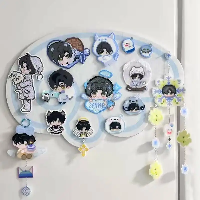 Cute Angel Wing Shape Felt Bulletin Board Japanese Aesthetic Wall Photo Collage Multi-purpose Storage Decor for Bedroom Layout