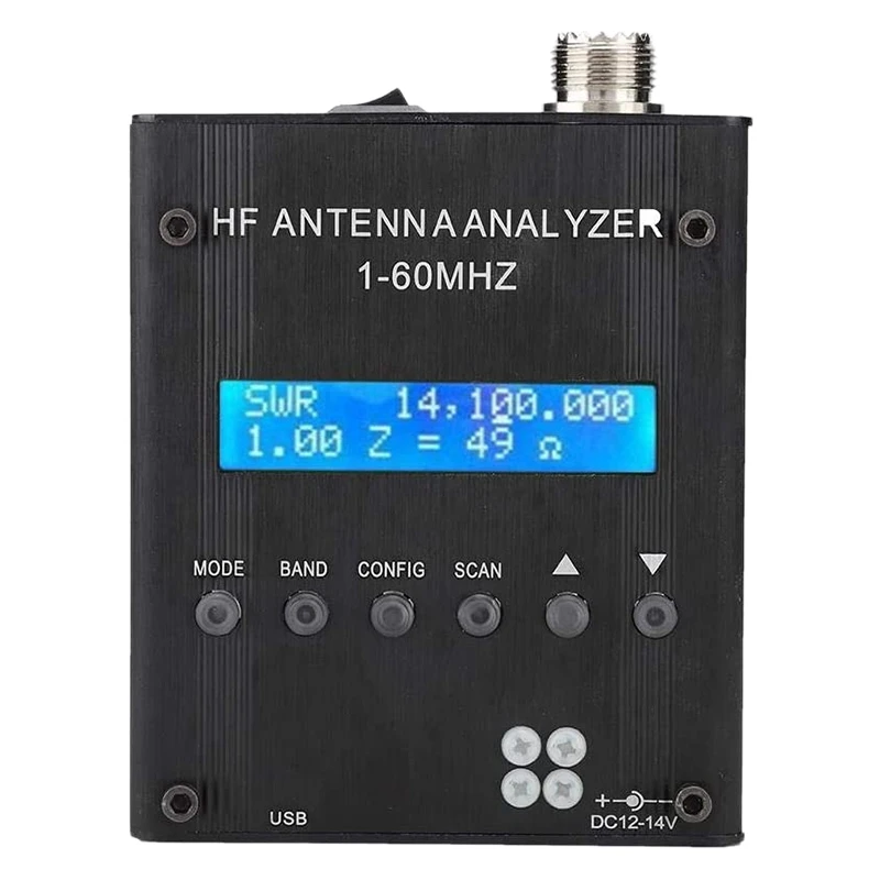 

Antenna Analyzer,Bluetooth Digital Shortwave Antenna Analyzer MR300 Output 2.0V Pp Typical Adjustable Meter Tester