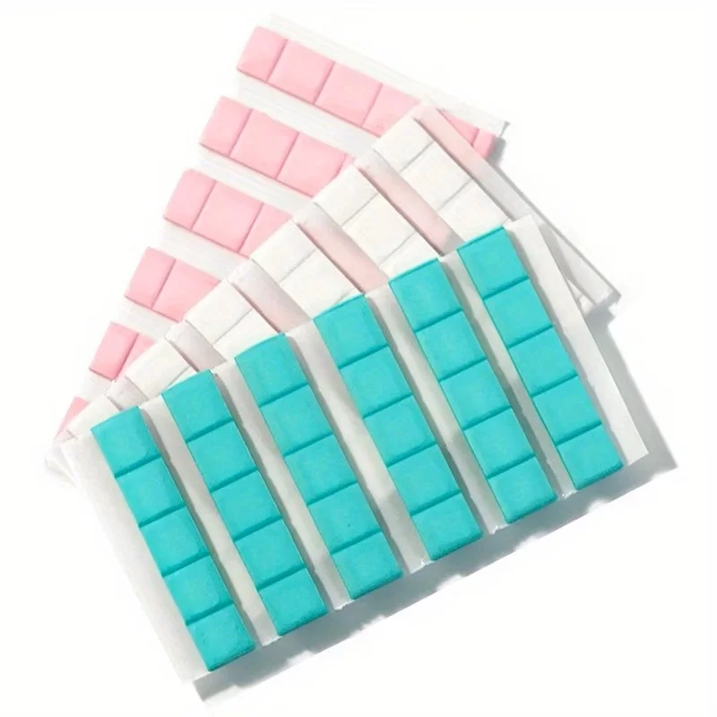 

Reusable Adhesive Clay for Practicing with Fake Nails, Including a Display Stand for Press-On Tips And Nail Polish for Manicure