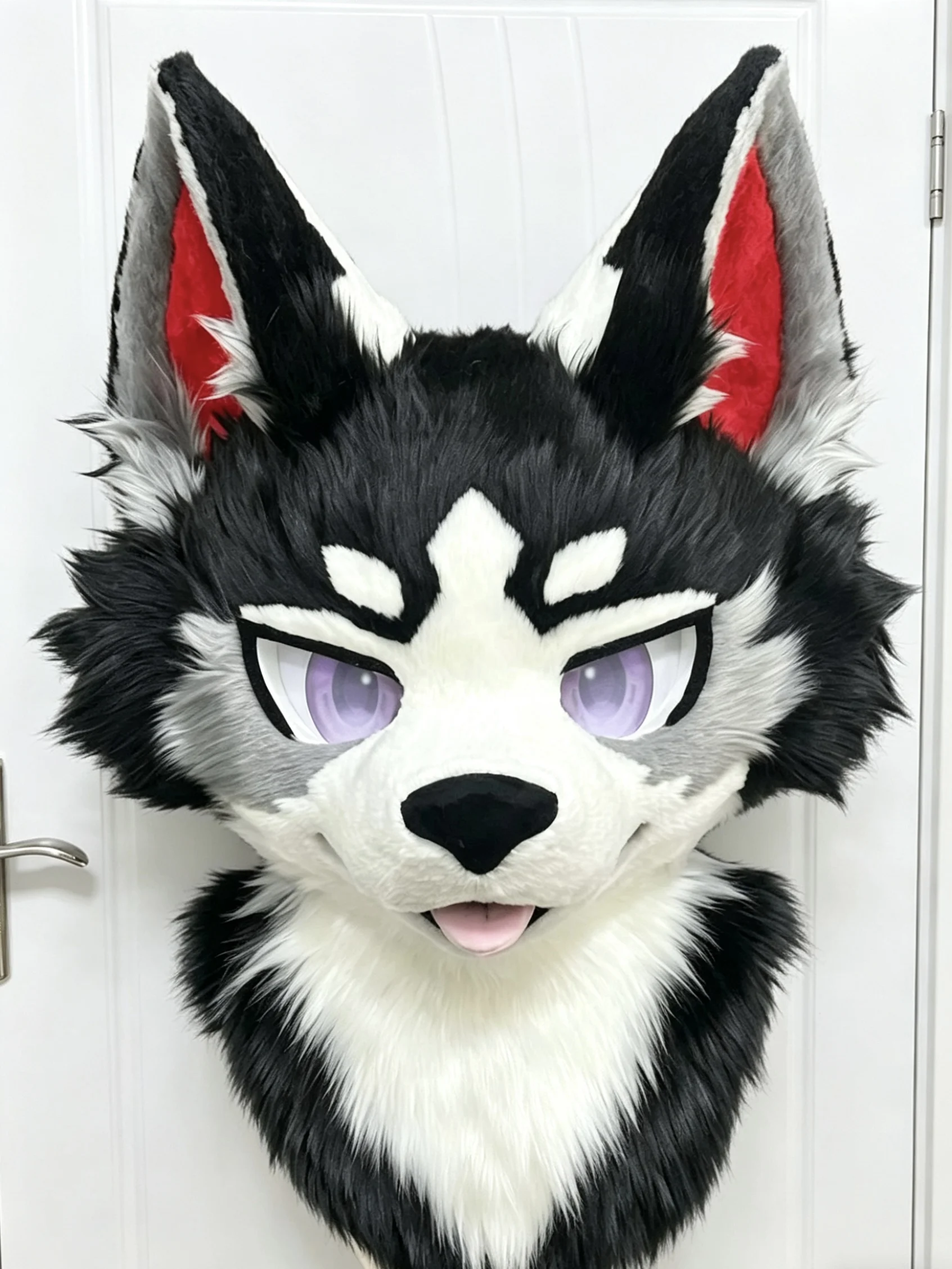 

Furry head set, fur coat, handmade custom fox costume, furry custom helmet, cat, husky