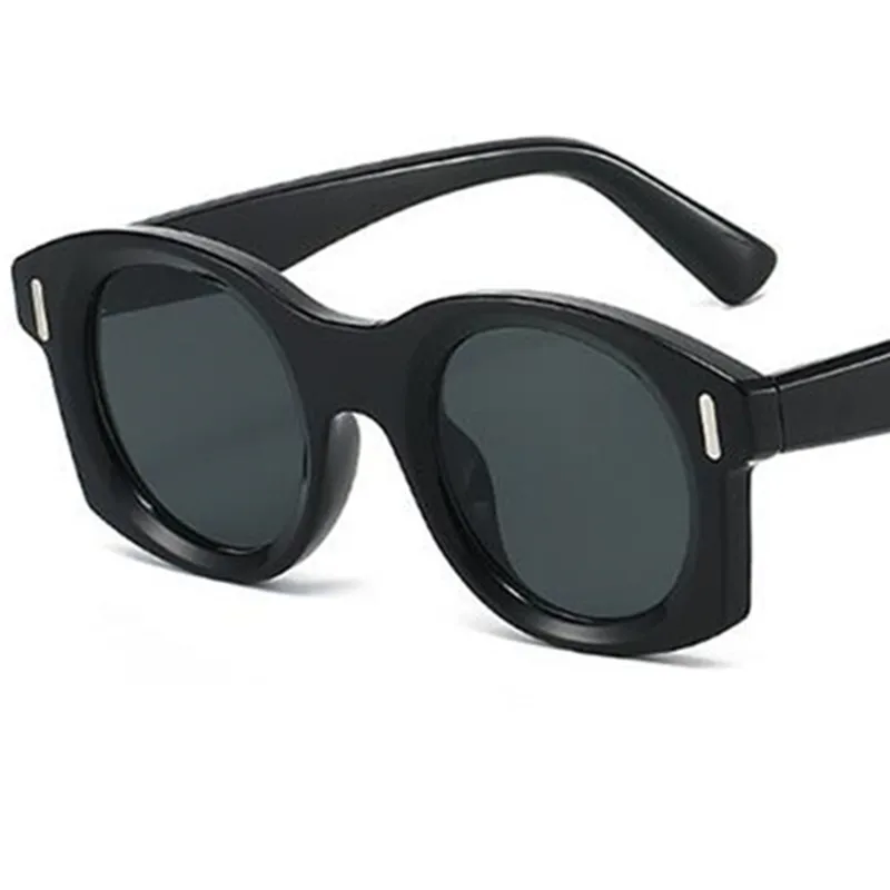 

Fashion Sun Glasse Women Anti-UV Spectacles Rice Nails Eyeglasses Retro Ornamental Personality Simplity Sunglasses