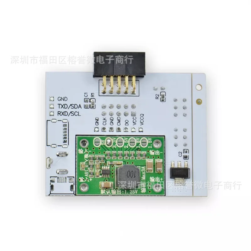 EMMC ISPSmall placa emmcFlying Line Online Placa de conversão de leitura/gravação RT809HProgrammer dedicado