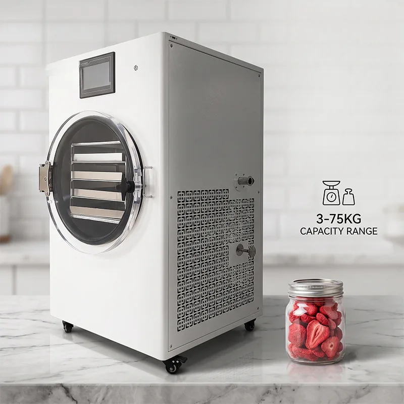 Soporte OEM, 15Kg 20Kg 25Kg 30Kg, Fabricante Chino, Máquina Liofilizadora al Vacío para Uso Doméstico, Frutas y Verduras, Precio