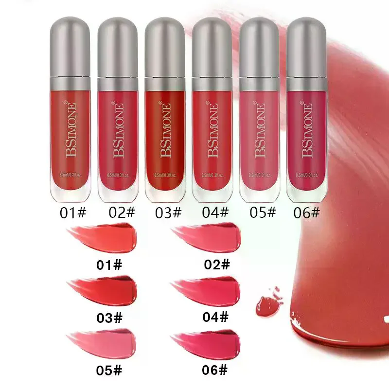 BSIMONE Batom Líquido Matte Aveludado de Longa Duração, Não Transfere, Alta Pigmentação, Hidratante e Nutritivo