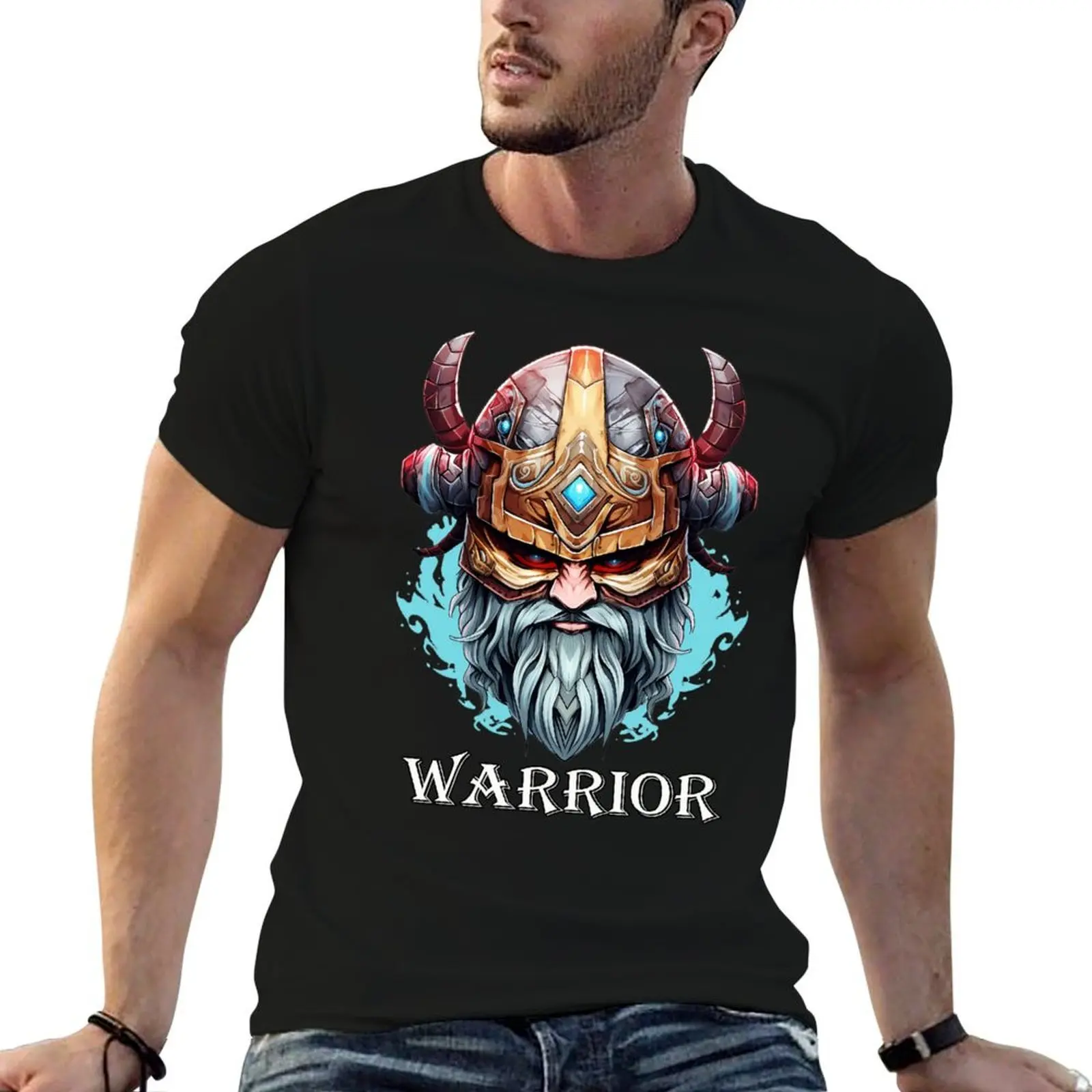 

Nordic Scandinavian Warrior Viking Helmet T-Shirt t shirt man designer man graphic t shirt funny t shirts cotton T-shirt