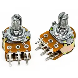 5Pcs/Lot WH148 Potentiometer B1K B2K B5K B10K B20K B50K B100K B500K B1M 6Pin Shaft1K 2K 5K 10K 20K 50K 100K 500K 1M