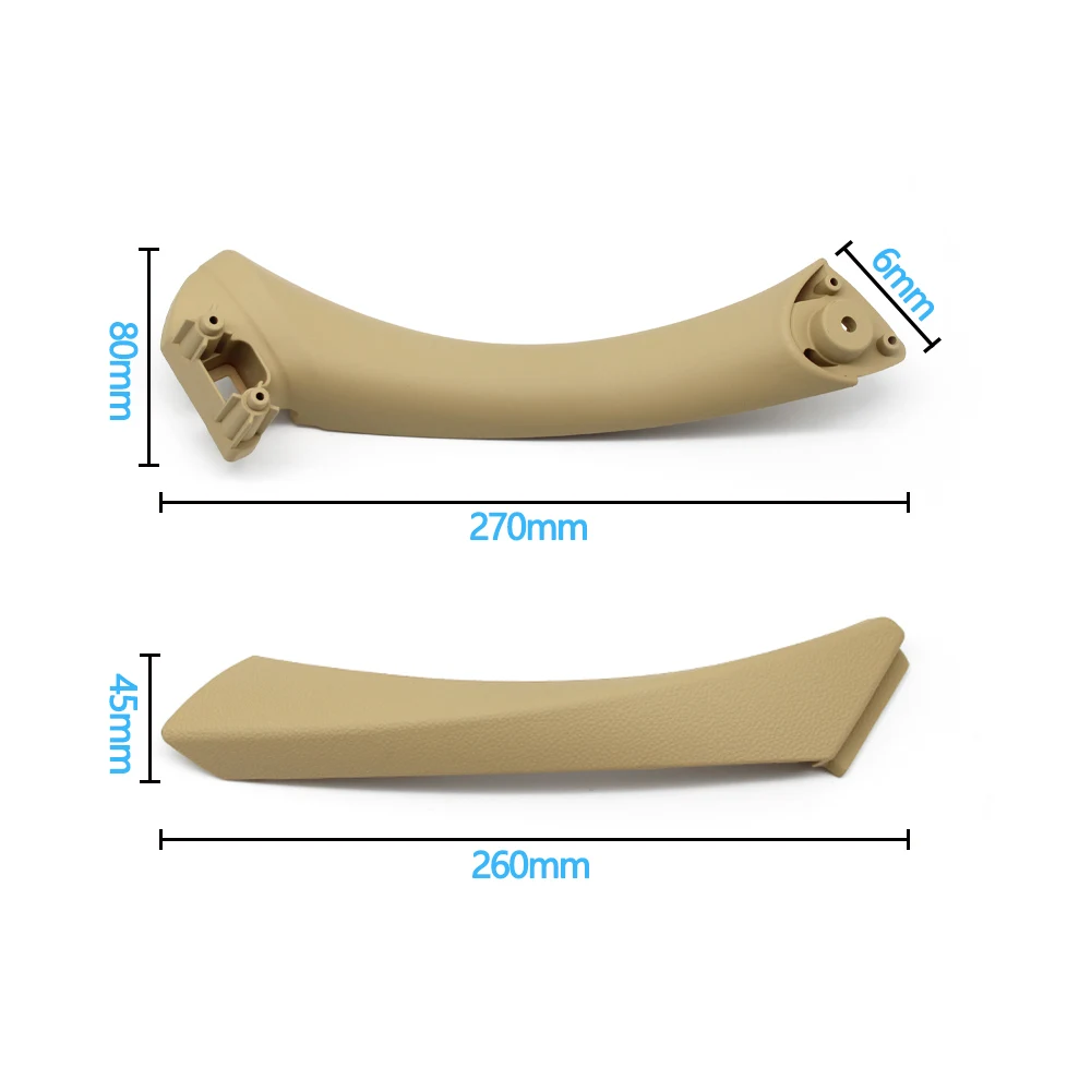 6PCS Set LHD RHD Front Rear Left Right Interior Passenger Door Pull Handle For BMW 3 Series E90 E91 316i 318i 320 325 328i