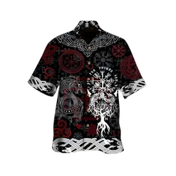 Summer Hawaiian Mens Floral Beach Casual Plus Size Shirt Korean Social Print Short Sleeve Holiday Tops Imported Clothing