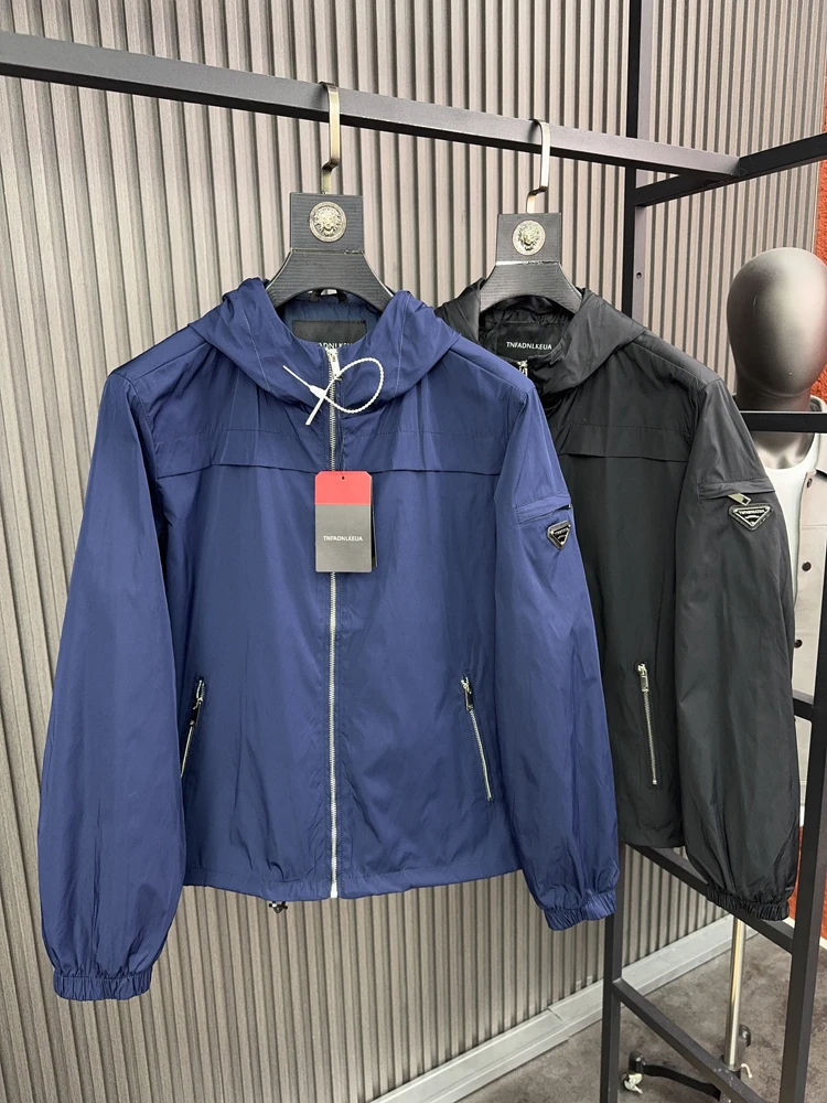 

Svip Роскошная мужская повседневная куртка с капюшоном, дышащая весенне-осенняя модная 3D пошивная удобная верхняя одежда, пальто