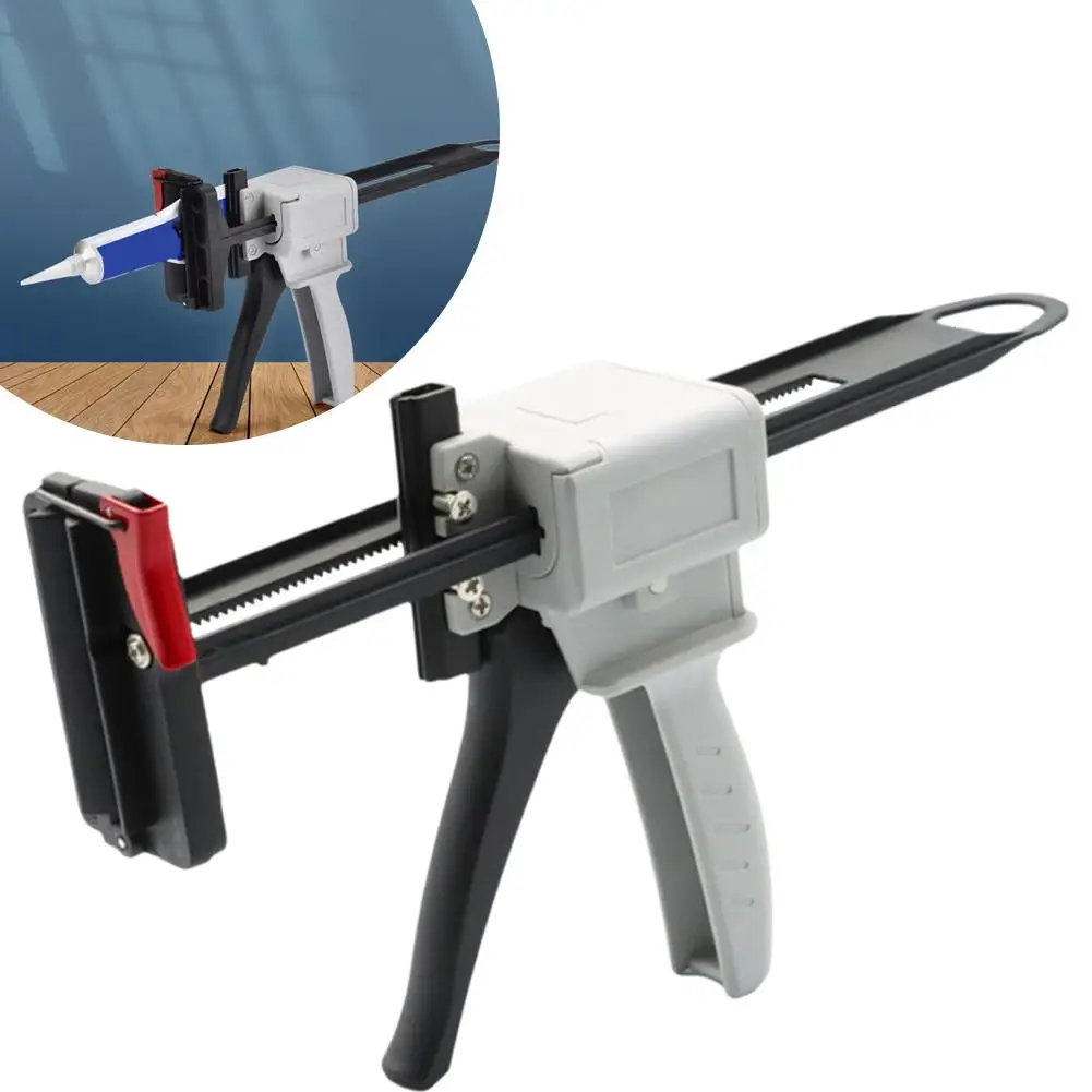 Toothpaste Tube Gun 704 Silicone Manual Glue Gun Dispenser Extruder Labor-saving Tool for Caulking Sealant,Silicone Glue