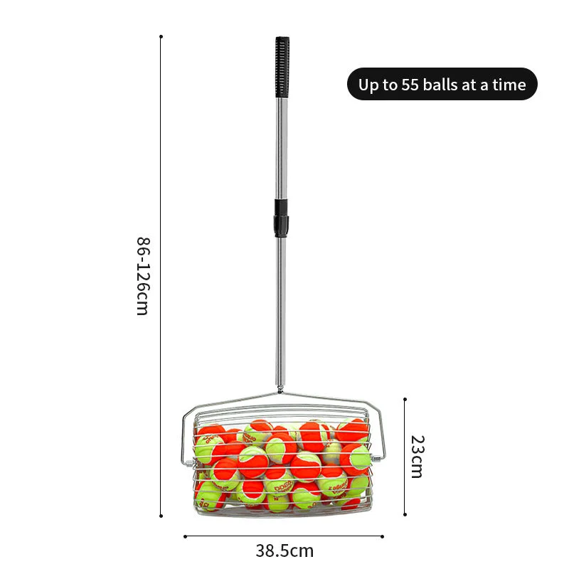 المهنية الكرة تلقي قطعة أثرية برميل المدرب التلقائي البيك اب سلة كرة التنس المنتقى آلة #5