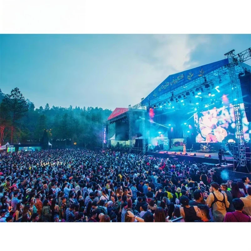 5m X 3m Complete System P2.6 P3.91 P4.81  Display 500x1000mm  Panel Backdrop Outdoor Rental  Screen
