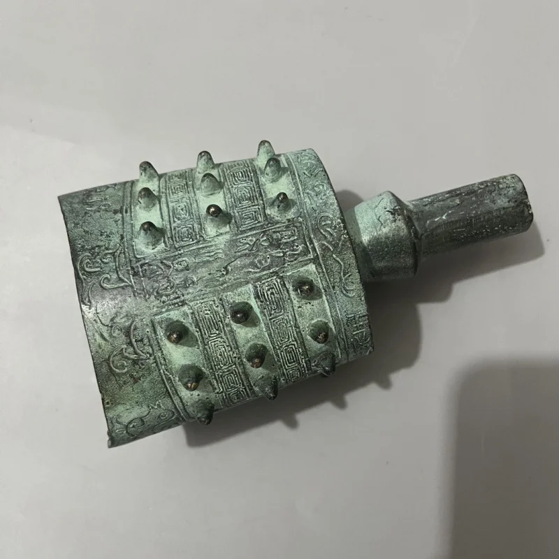

Antique Summer Shang Zhou Bronze Ornaments Ancient Copper Bell Musical Instruments Old Objects Collectible Crafts
