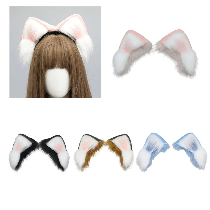 Headband Electric Moving Ear Hair Hoop Hairband for Woman