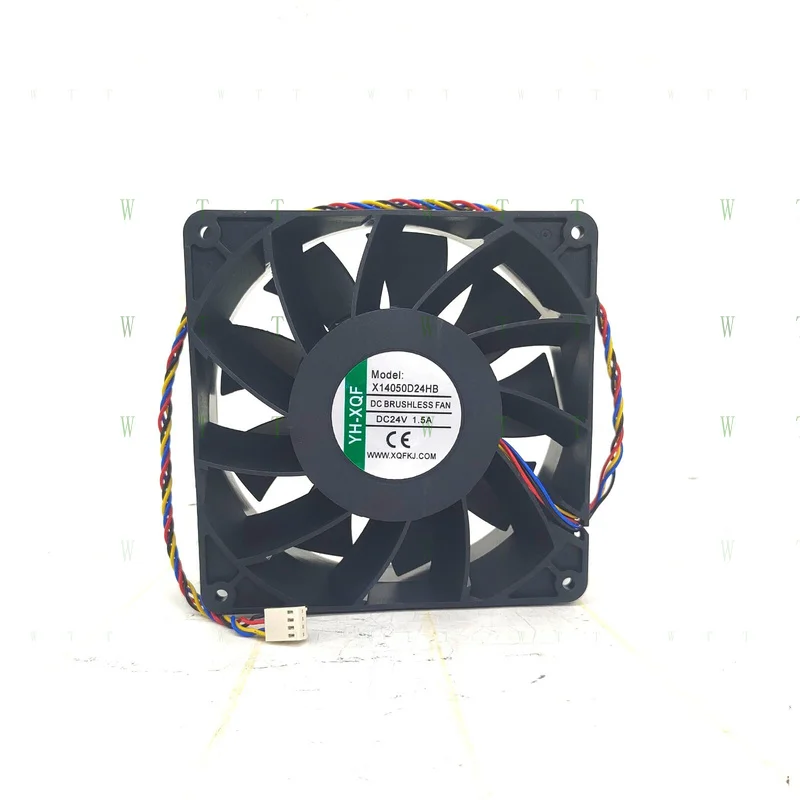 

Вентилятор охлаждения инвертора H 1 шт. для YH-XQF X14050D24HB 14050 DC24V1.5A с двойным шарикоподшипником