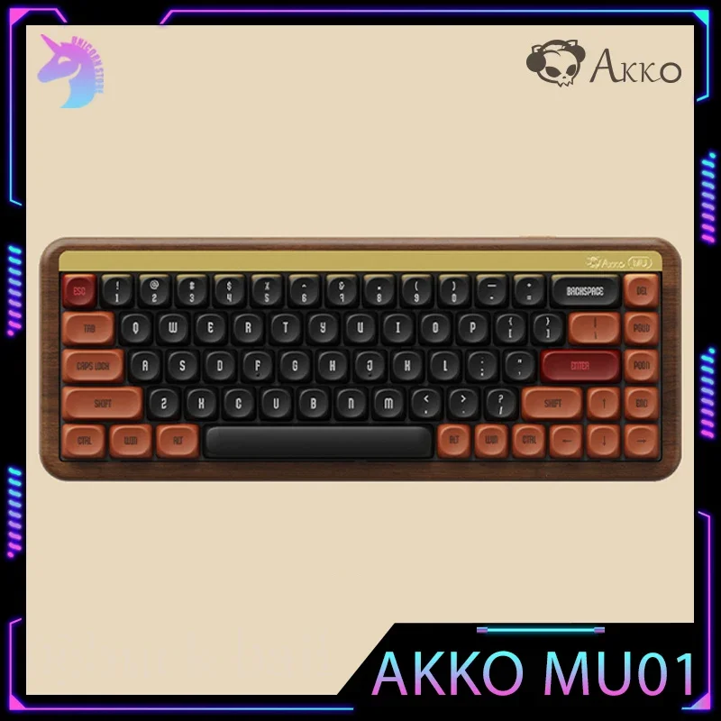 

Akko Mu01 Mechanical Gaming Keyboard USB/2.4G/Bluetooth Wireless Keyboard 3mode Hot-Swap Long Endurance Custom Gamer Keyboards