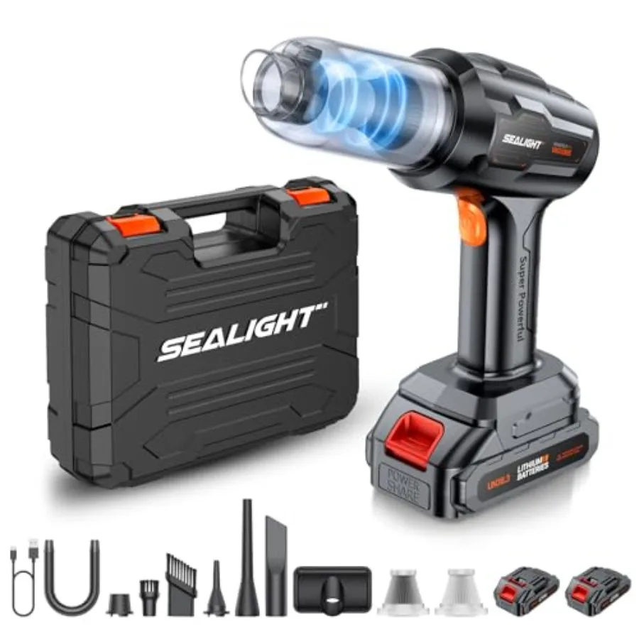 

Портативный беспроводной автомобильный пылесос с высокой мощностью всасывания 21000PA и функцией обдува, ручной пылесос для автомобиля, дома, офиса, для уборки шерсти животных