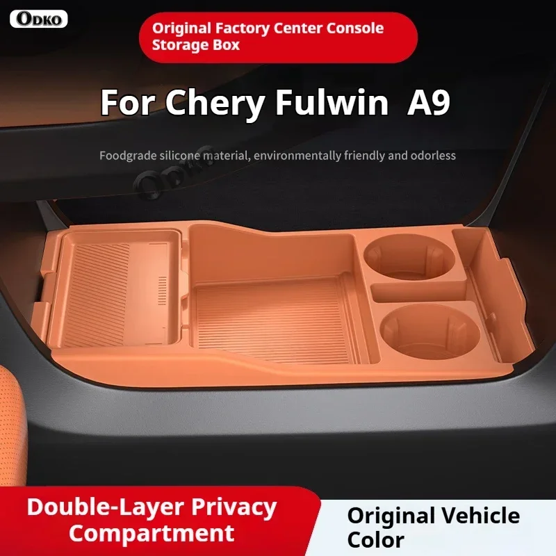 

Silicone Storage Box 2025 FOR Chery Fulwin A9 Center Console Modification Anti-slip Pad Accessories Organizer Decoration
