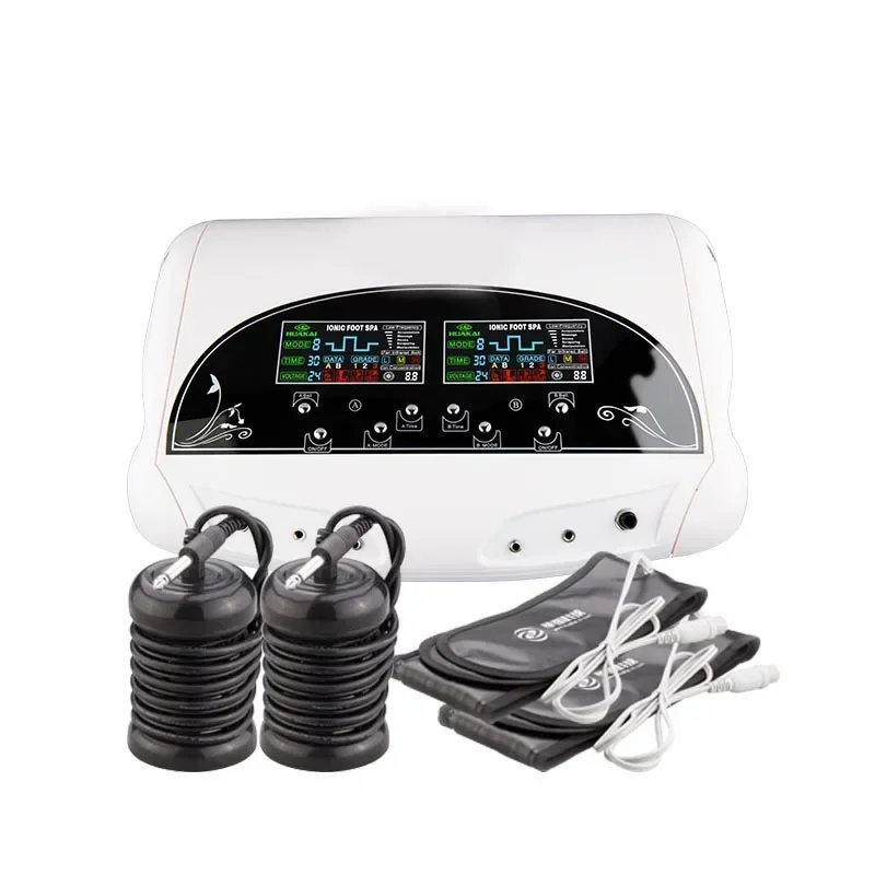New arrival Dual Ionic Foot Bath Professional Ion Detox System Foot Bath Spa Cleanse Detoxification Machine Hot sales