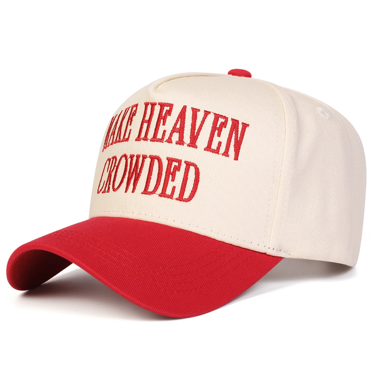 Unisex MAKE HEAVEN CROWDED Embroidery Baseball Caps Spring Autumn Outdoor Adjustable Casual Hats Sunscreen Hat Sports Cap