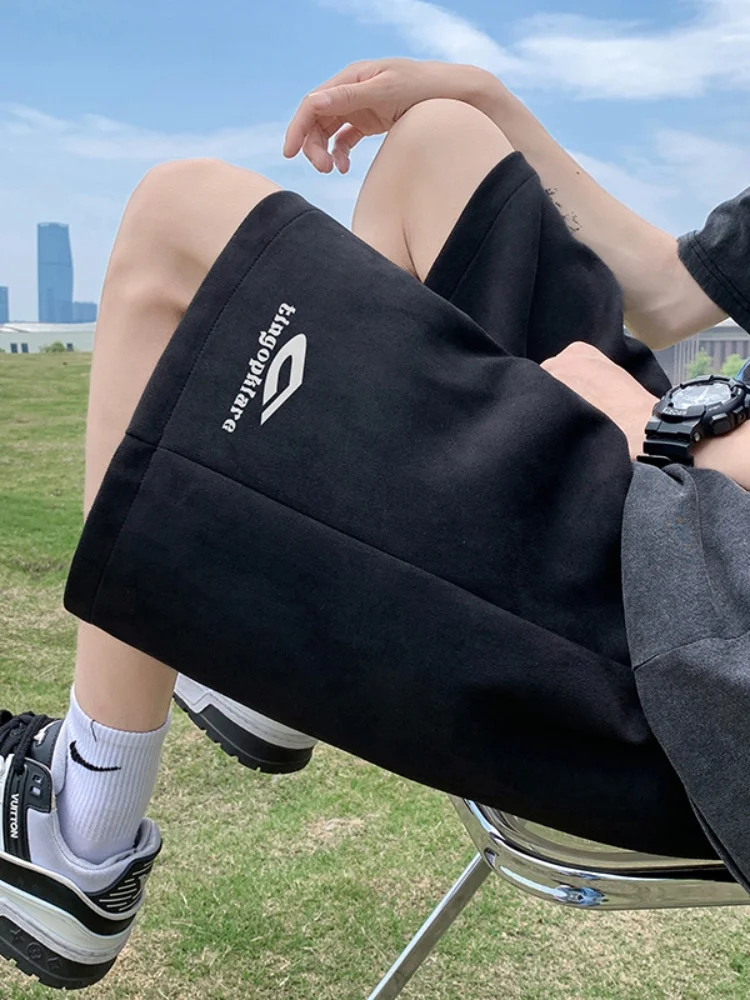 

Мужские летние тонкие прямые брюки свободного кроя для баскетбола, модные брендовые повседневные дышащие легкие штаны