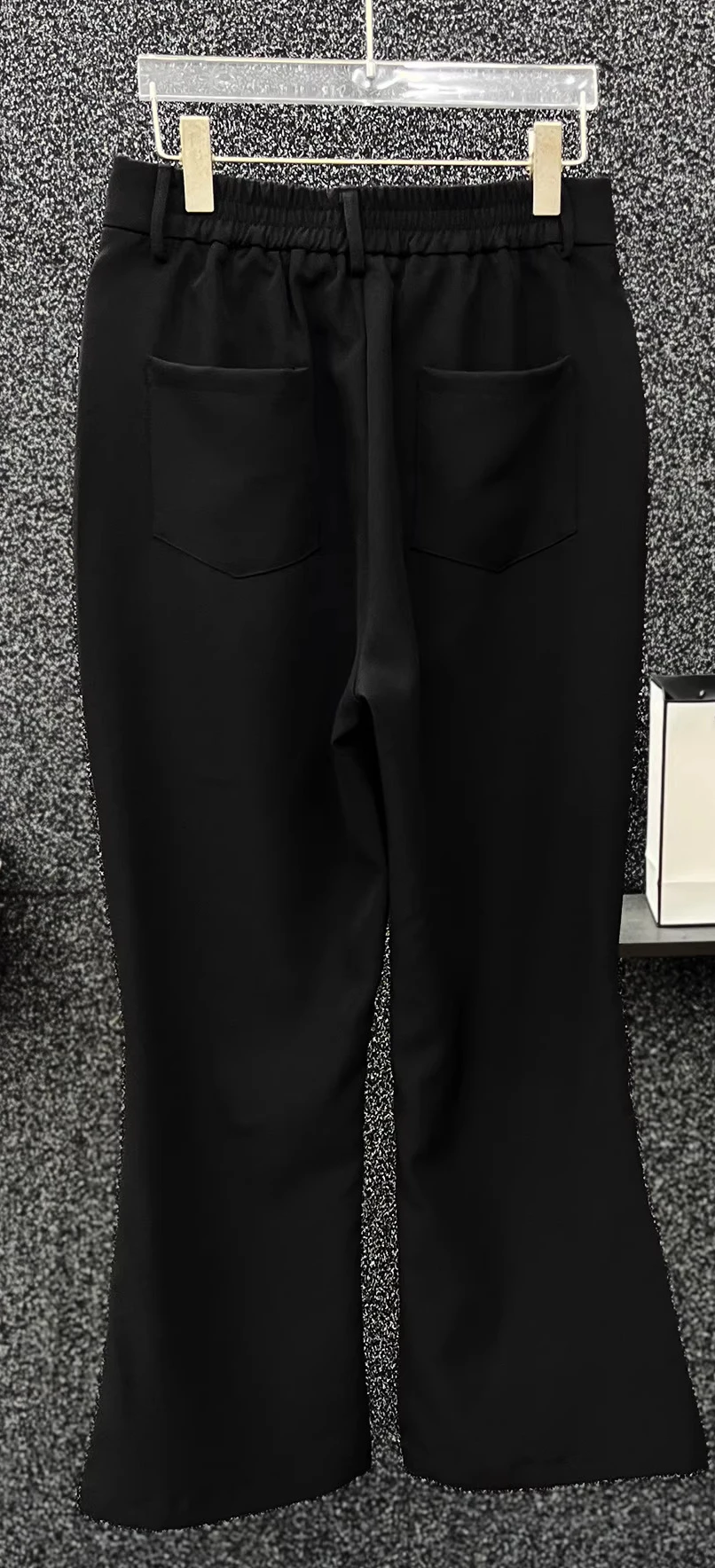 High-end Diamond-encrusted Suit Pants Men's 2025 Spring Autumn New Handsome Loose Fashion Trousers Versatile Micro Flared Pants