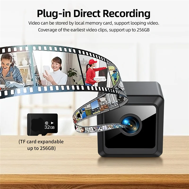 

Беспроводная камера PHILE-Wifi-1080P HD Mini Nanny Cam-Car для наблюдения и безопасности