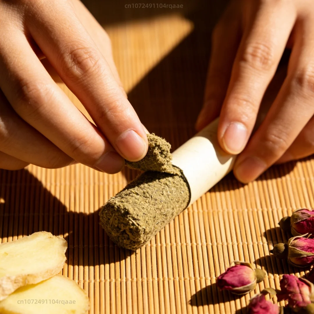 200g Natural Moxa Herb Wool -Premium Mugwort Powder (Artemisia Vulgaris) for Moxibustion, Smudging, Incense & Spiritual Wellness
