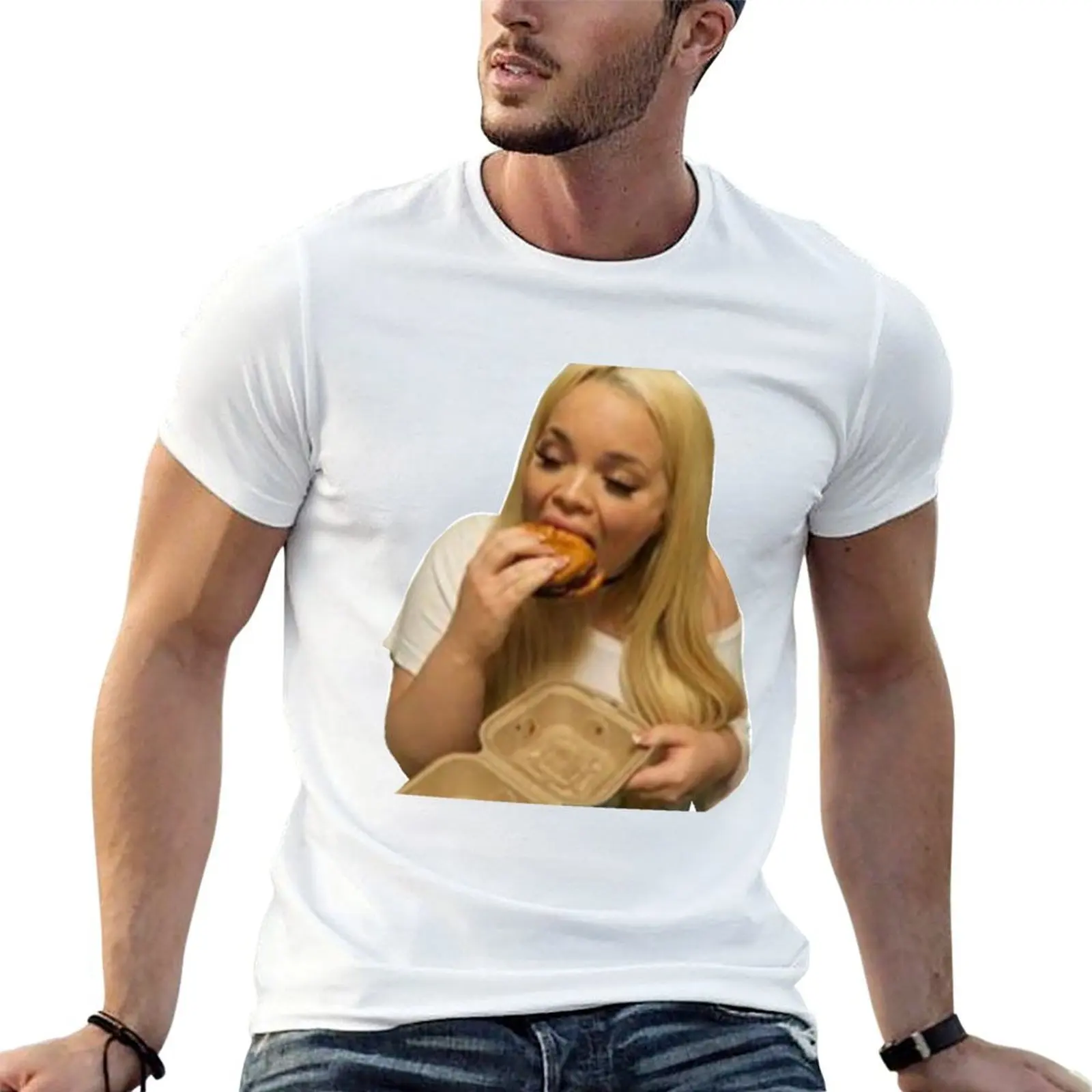 trisha paytas T-Shirt blacks customs design your own mens tall t shirts
