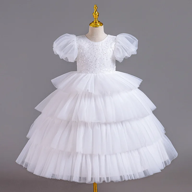 

Children Party Dresses Elegant Girl Princess Wedding Dress Festival Kid Clothes Christmas Frocks 3-12 Years