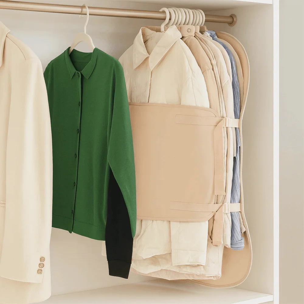 

Dustproof Clothing Compression Board Foldable Large Capacity Down Jacket Compression Storage Bag Protective Reusable