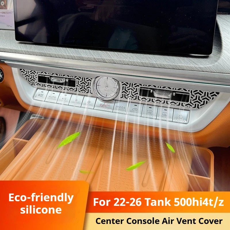 For 22-26 GWM Tank 500 Hi4-T Hi4-Z Car Central Control Air Conditioning Exhaust Mas Modified Air Vent Frame Protective Cover