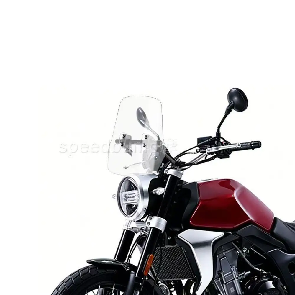 For Kawasaki KY500F Adventure motorcycle front windshield with 12mm navigation bracket tube