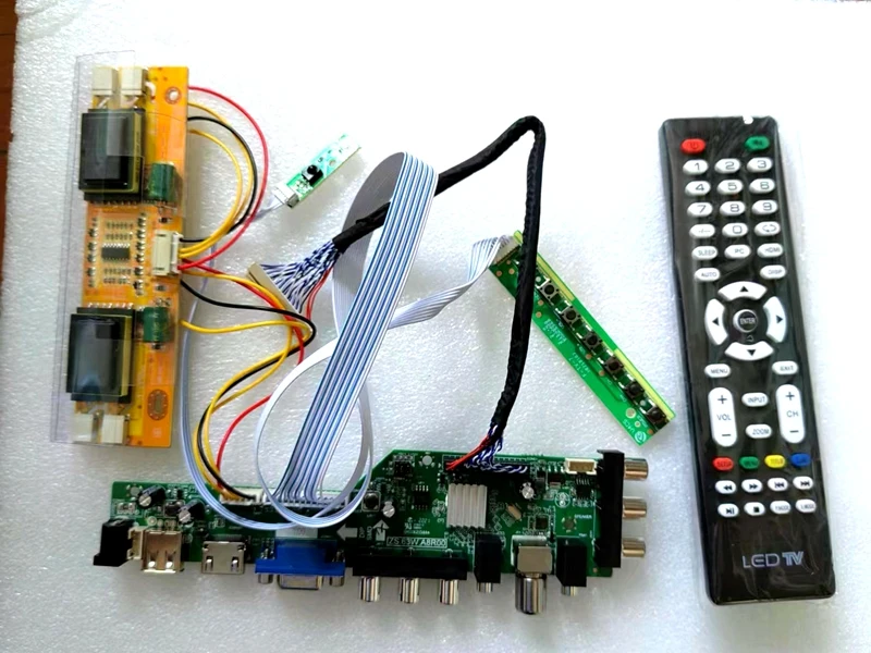 3663 Digital Signal DVB-C DVB-T2 DVB-T kit for LTM170E5 LTM170E6 LTM170E8 LCD TV Controller Driver Board  LUA63A82