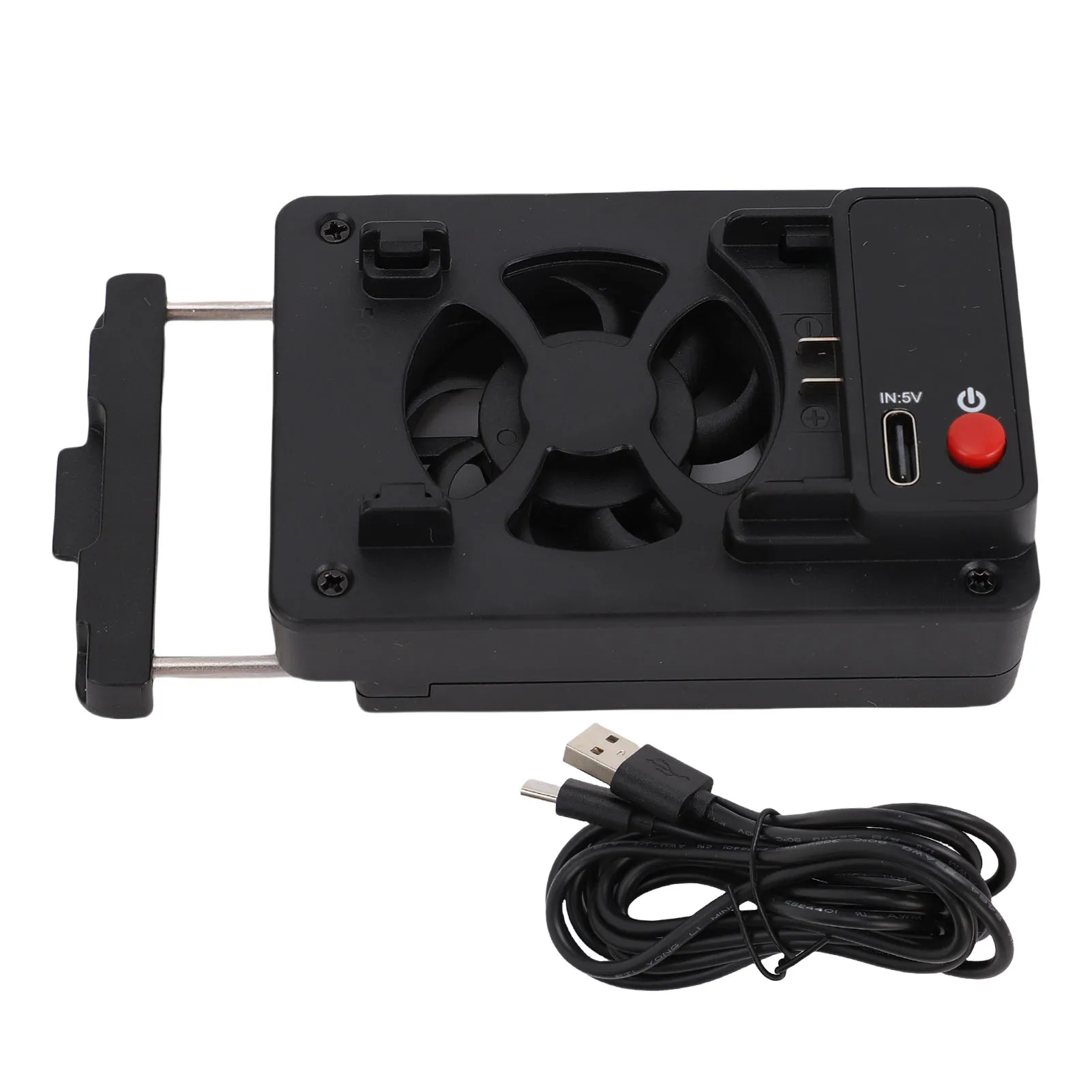 Cooling Fan Fit for A7S3 FX30 A7M4 Camera ABS Quiet Adjustable Camera External Cooling System for Video Recording Live Streaming