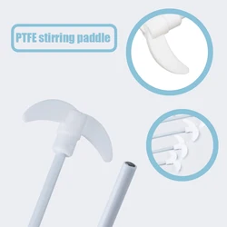 Stirring Rod Length Blade Diameter Leaves Laboratory PTFE Stirring Rod Paddle Bar Stirring