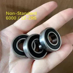 1 Piece12268-2RS Non-Standard Deep Groove Ball Bearing 6000 / 12-2RS 12 * 26 * 8 mm 6201 / 10-2RS 10 * 32 * 10 mm