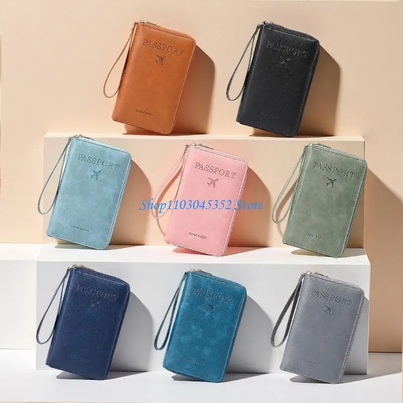 Case Case Cover Cover Travel Wallet Pu Leather Card Case Accessories for Women and Men