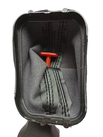 Automatische AT Auto Shift Schaltknauf Gaitor Leder Abdeckung Shifter Hebel Stick Für Skoda VW Tiguan Touran Bora Passat – Detail 2