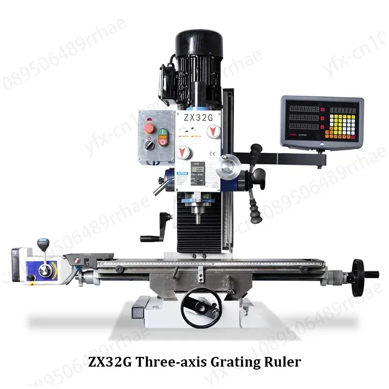 

Metal Processing Industrial Three-axis Grating Ruler MT3 ZX32G Bench Drilling and Milling Machine