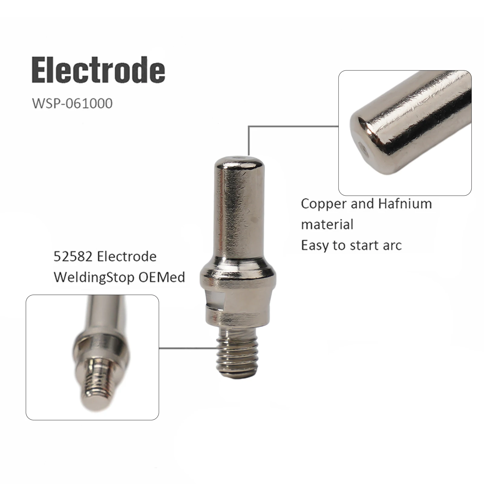 Plasma Torch Nozzle Ref 51313P10 and 51313P11 40pcs Electrode and Plasma Tips for IPT 60 PT60 PT40 IPT 40 Torch